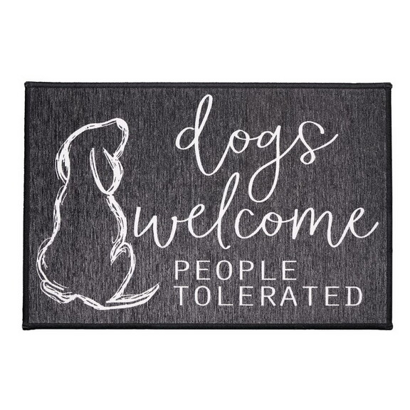 Crystal Art Gallery 455824 Dogs Welcome 27X18 Door...