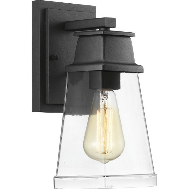 Progress Lighting Greene Ridge 1 light Outdoor Black Wall Lantern With Shade