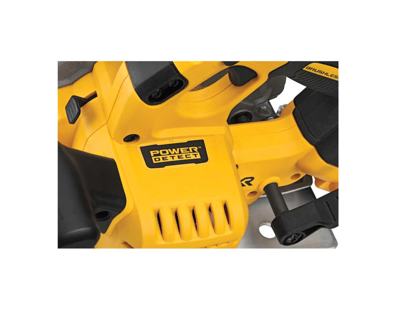 DEWALT DCS574W1 XR POWER DETECT 20-Volt Max 7-1/4-in Brushless Cordless Circular Saw (1-Battery and Charger Included)