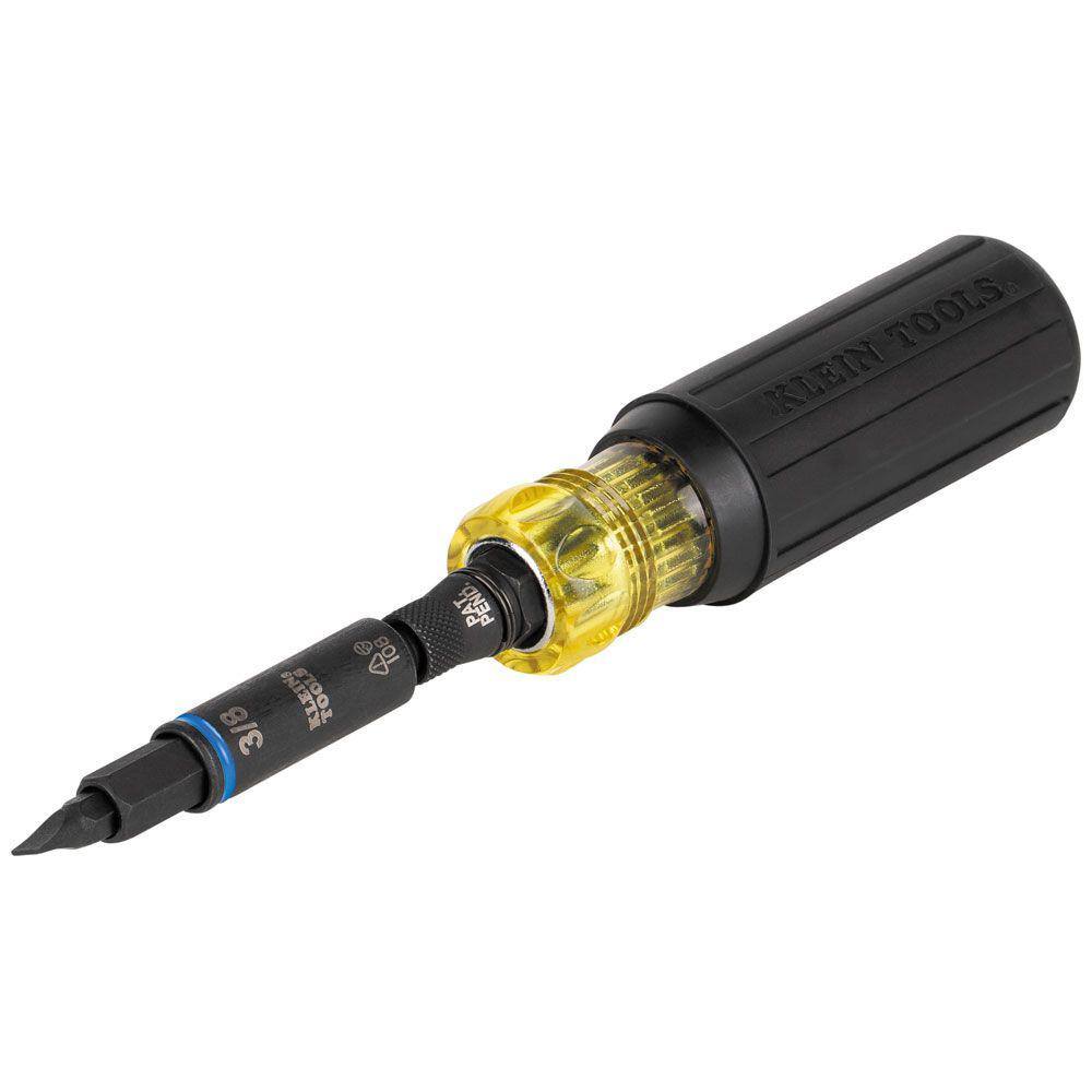 Klein Tools 11-in-1 Multi-Bit ScrewdriverNut Driver Impact-Rated