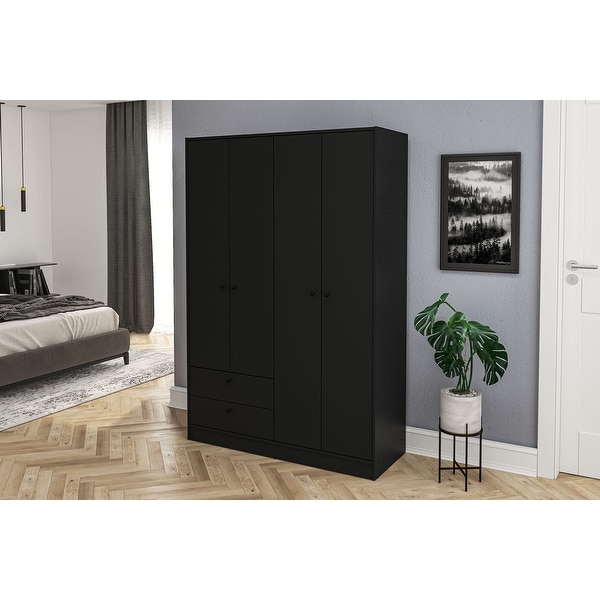 Polifurniture Denmark 4 Door / 2 Drawer Wardrobe - - 35891875