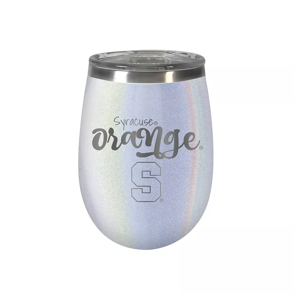 Syracuse Orange Opal Finish Wine Tumbler