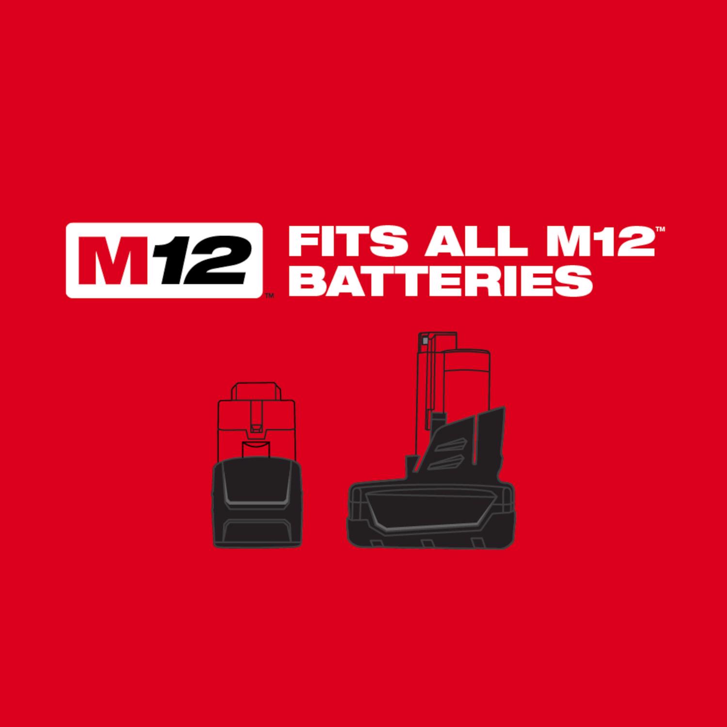 MW M12 12 V Cordless Brushed 2 Tool Combo Kit