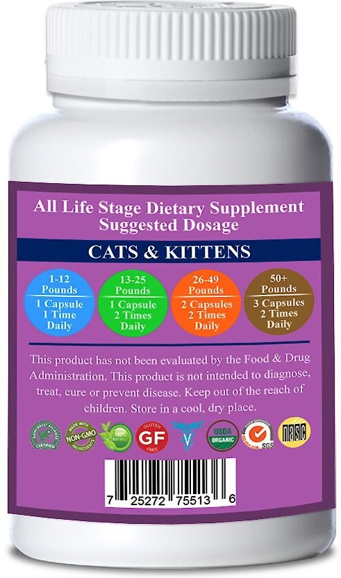 Natura Petz Organics Love Your Liver Cat Supplement， 90 count