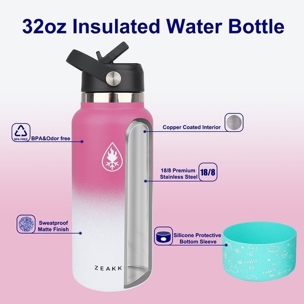 32oz Water Bottle Vacuum Insulated Double Wall Tumbler