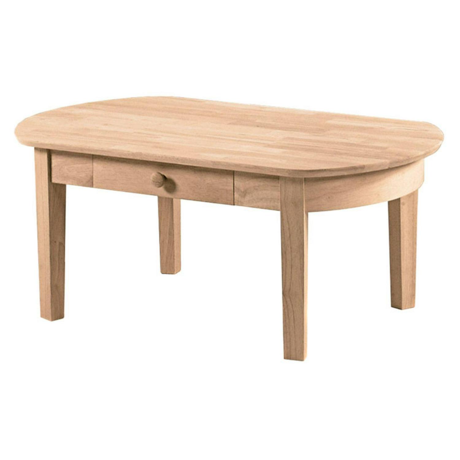 International Concepts Phillips Oval Coffee Table  Crowdfused