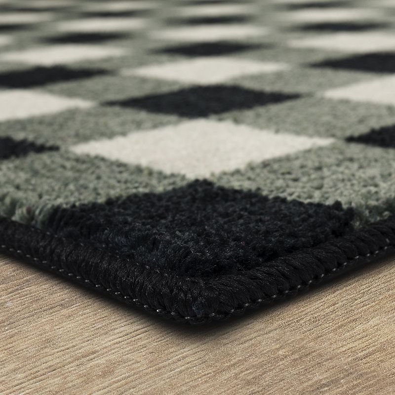 Mohawk® Home Prismatic Black Buffalo Check Rug