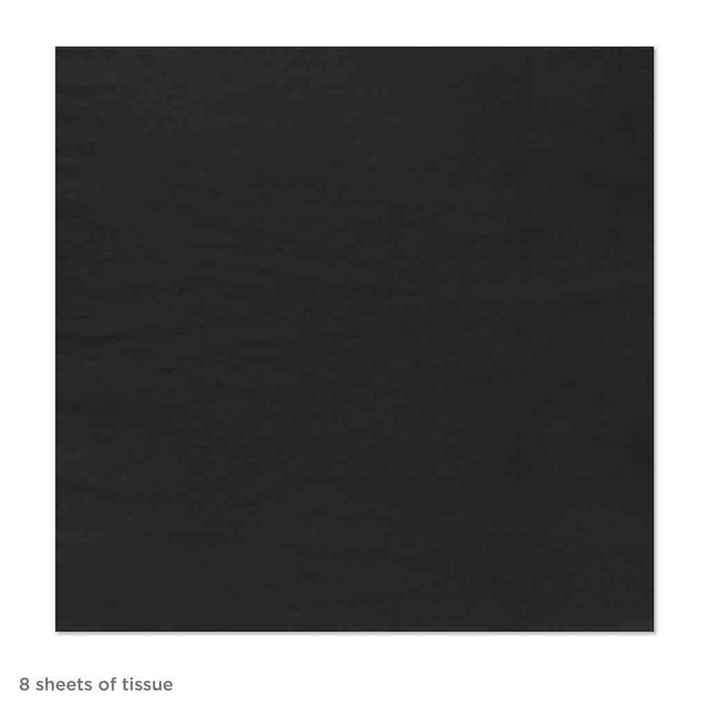 Hallmark  Solid Black Tissue Paper, 8 sheets