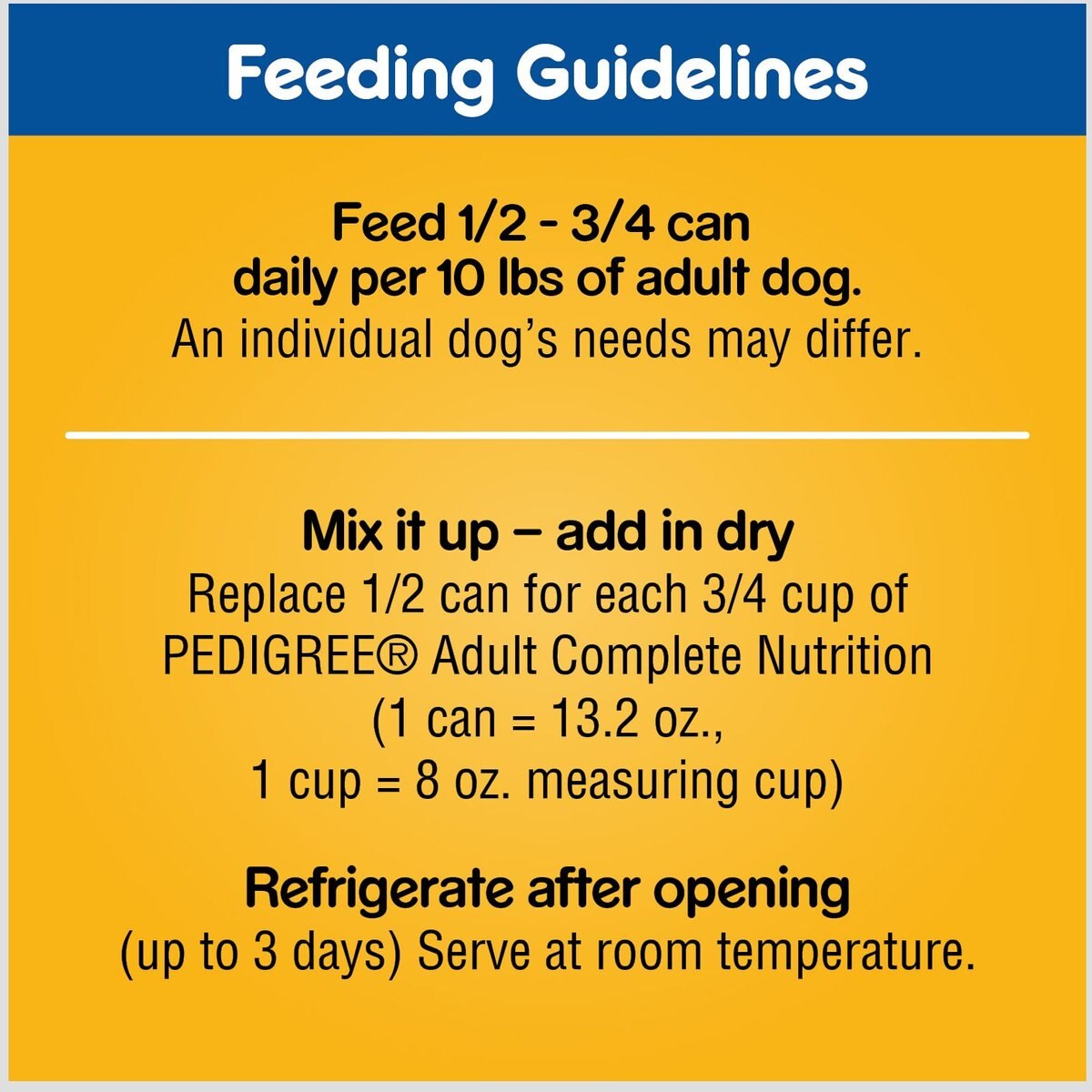 Pedigree Choice Cuts in Gravy Prime Rib， Rice and Vegetable Flavor and Roasted Chicken Adult Canned Wet Dog Food Variety Pack， 13.2 oz， case of 12