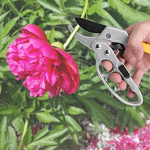 MEPEREZ-Advanced pruning shears, enhanced garden shears, sharp gardening shears, ergonomics and labor-saving ratchets pruners, 3 times labor-saving gardening shears