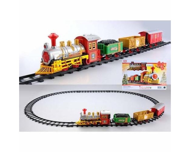 Northlight 12 piece Battery Operated Lighted And Animated Christmas Express Train Set With Sound