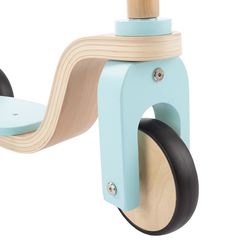 Lil' Rider Kids Wooden 3-Wheel Beginner Scooter