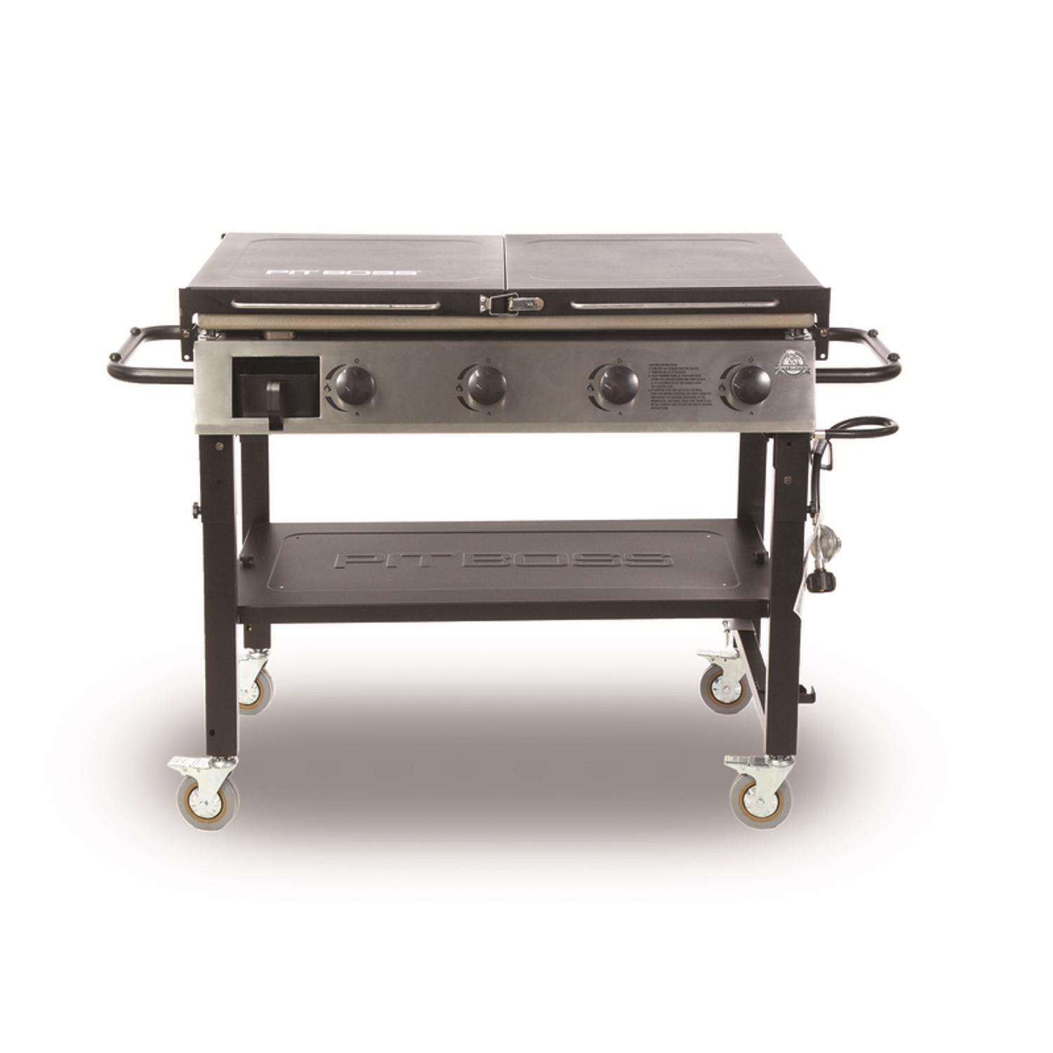 Pit Boss PB575GD4 Deluxe 4 Burner Liquid Propane Outdoor Griddle Black