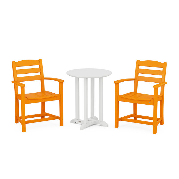 Polywood La Casa Café 3-Piece Round Dining Set PWS1299-1