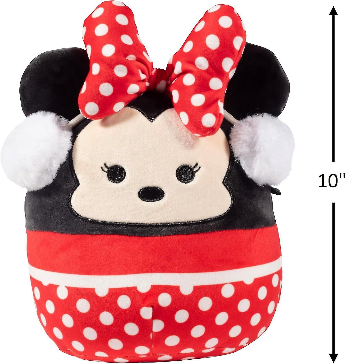 Squishmallow 10 Minnie Mouse - Official Kellytoy Christmas Plush - Collectible Soft and Squishy Holiday Disney Stuffed Animal Toy - Add To Your Squad -