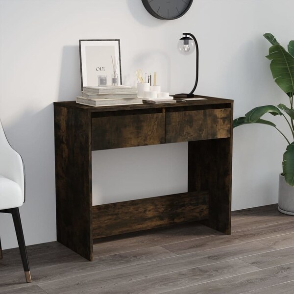 Console Table Smoked Oak 35