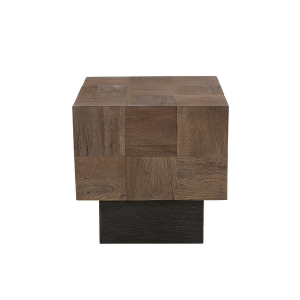 Caden Modern Solid Wood Side Table