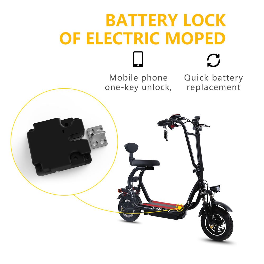 E bike Bottle Module Battery Locks Electric Scooter Parts Folding Ebike Lithium App Unlock Battery Case Lock