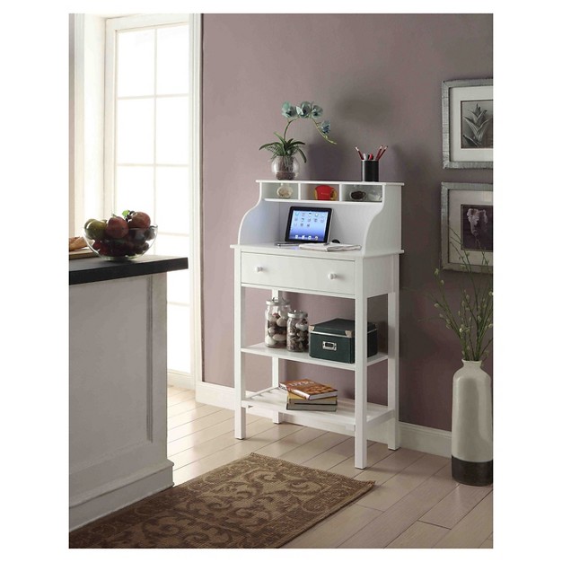 Designs2go Office kitchen Storage Desk White Breighton Home