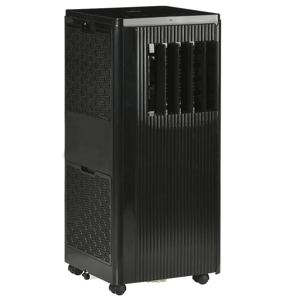 HOMCOM 8000 (DOE) BTU Portable Air Conditioner in Black 823-046V80BK