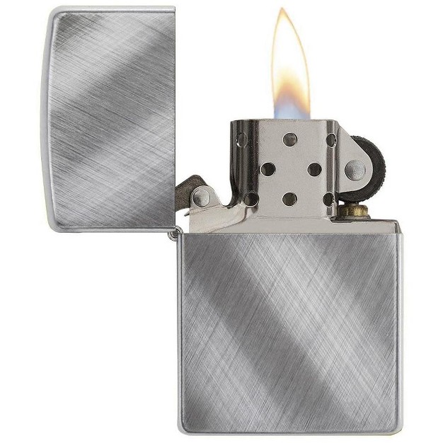 Zippo Classic Diagonal Weave Design Windproof Lighter