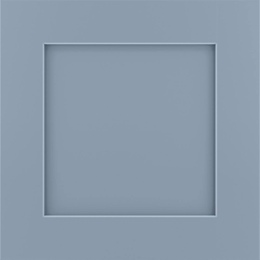 American Woodmark Reading 14-916 in. W x 14-12 in. D x 34 in. H Cabinet Door Sample in Painted Mist 98181