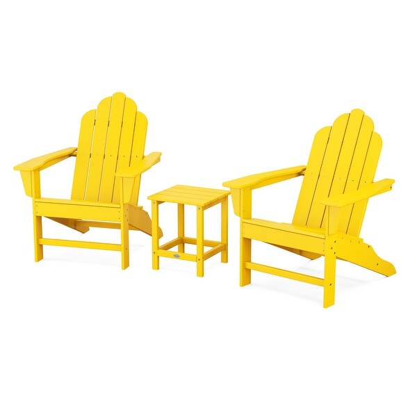 POLYWOOD Long Island Adirondack Chair 3Piece Set