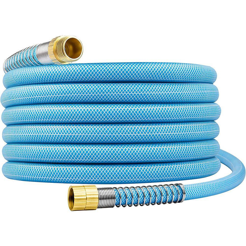 Cubilan 58 in. x 25 ft. Drinking Water Safe 58 in. RV Water Hose w 34 in. Solid Brass Fittings Flexible and Light-Weight B0BKPZH191