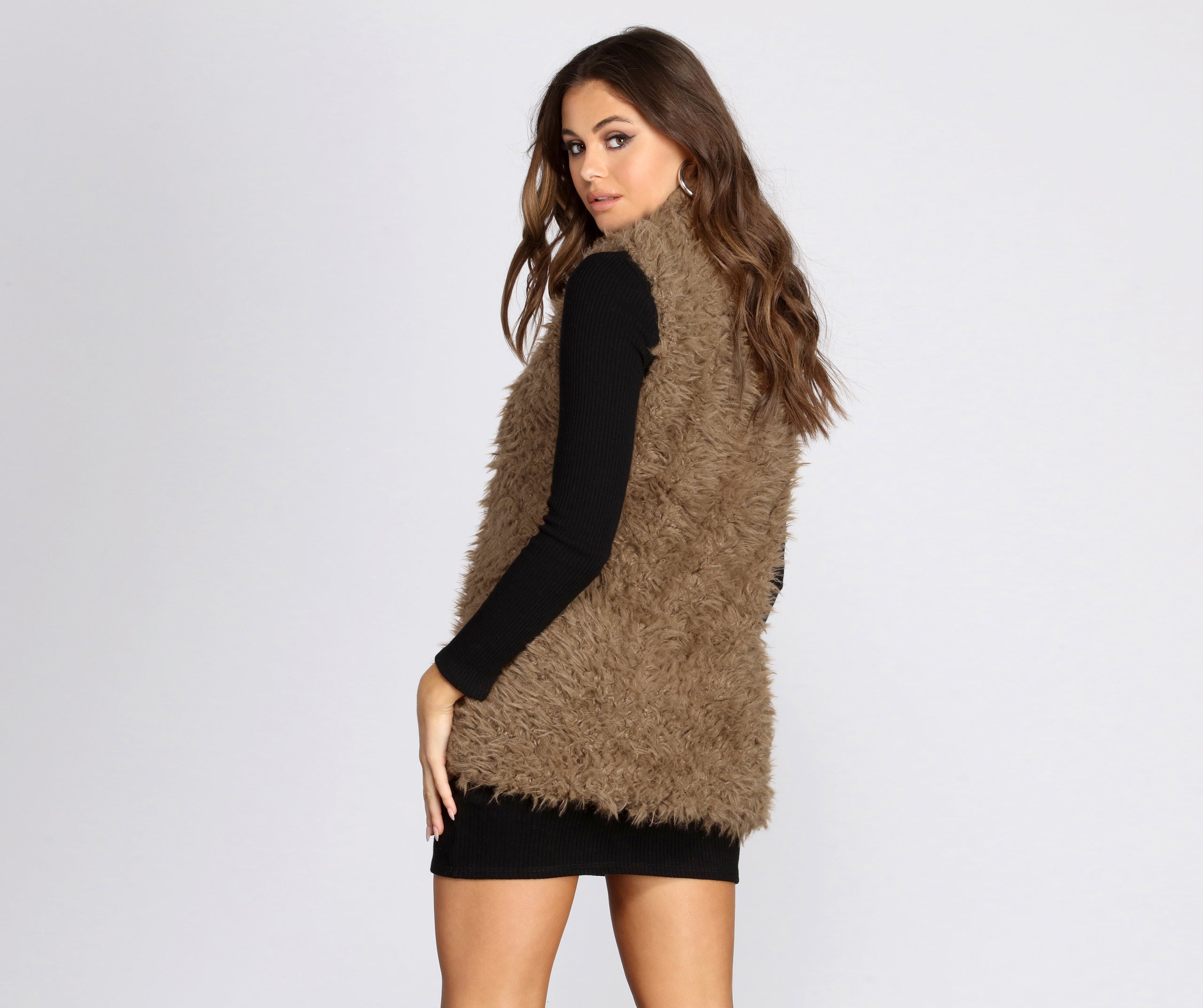 Feelin' Frisky Faux Fur Vest