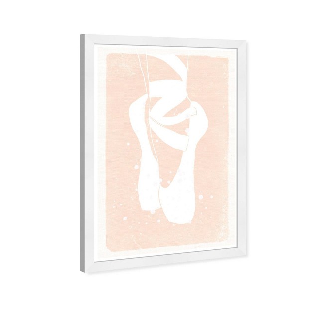 X 21 quot Blush Ballerina Shoes Fashion And Glam Framed Art Print Wynwood Studio