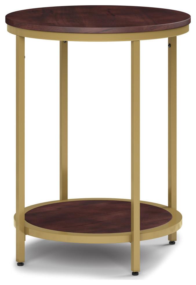 Jenna Round Side Table   Contemporary   Side Tables And End Tables   by Simpli Home Ltd.  Houzz