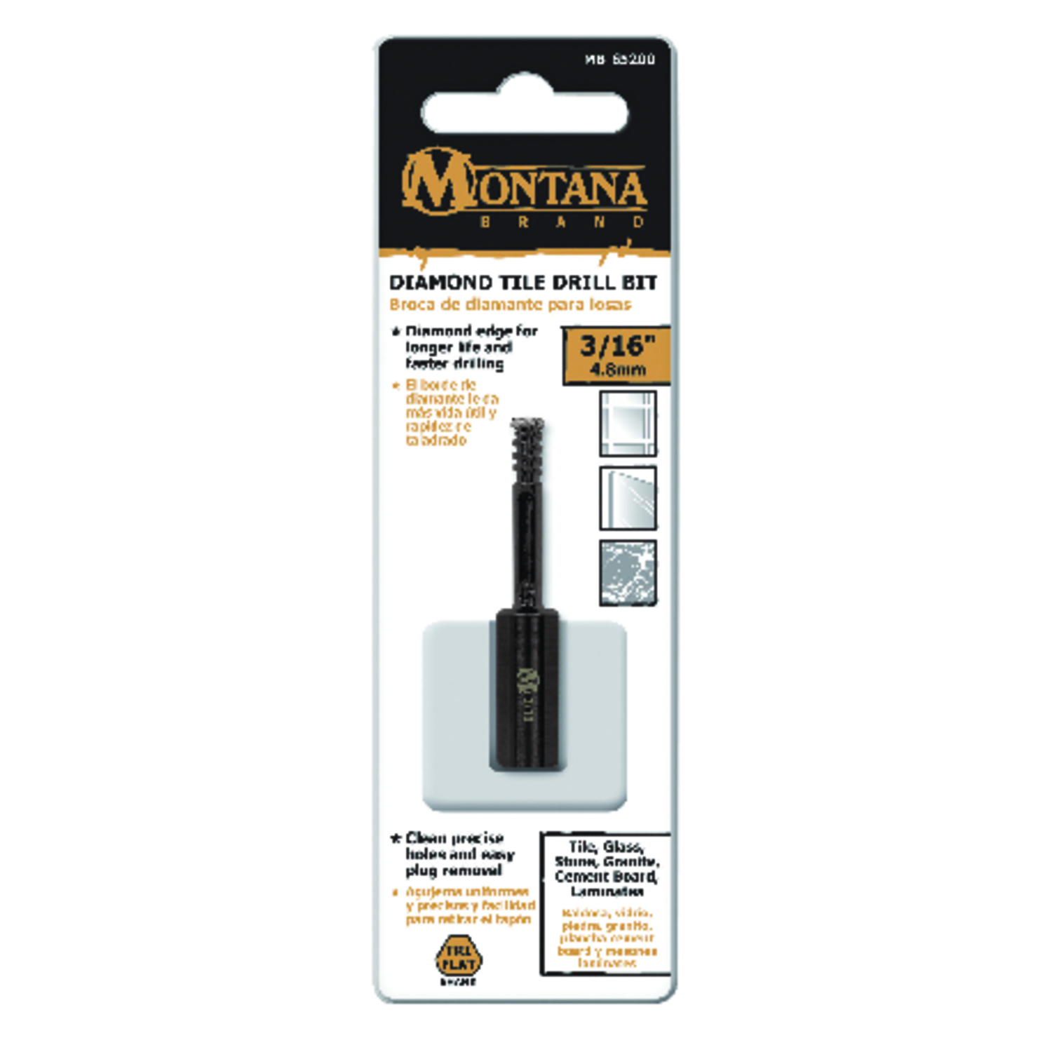 Montana Brand 3/16 in. Alloy Steel Drill Bit 1 pc