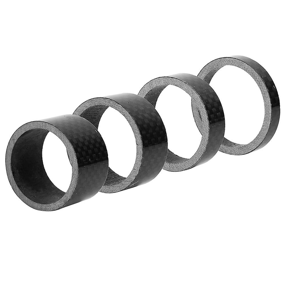 4pcs Carbon Fiber Bicycle Front Fork Headset Washer Stem Spacer 5/10/15/20mm