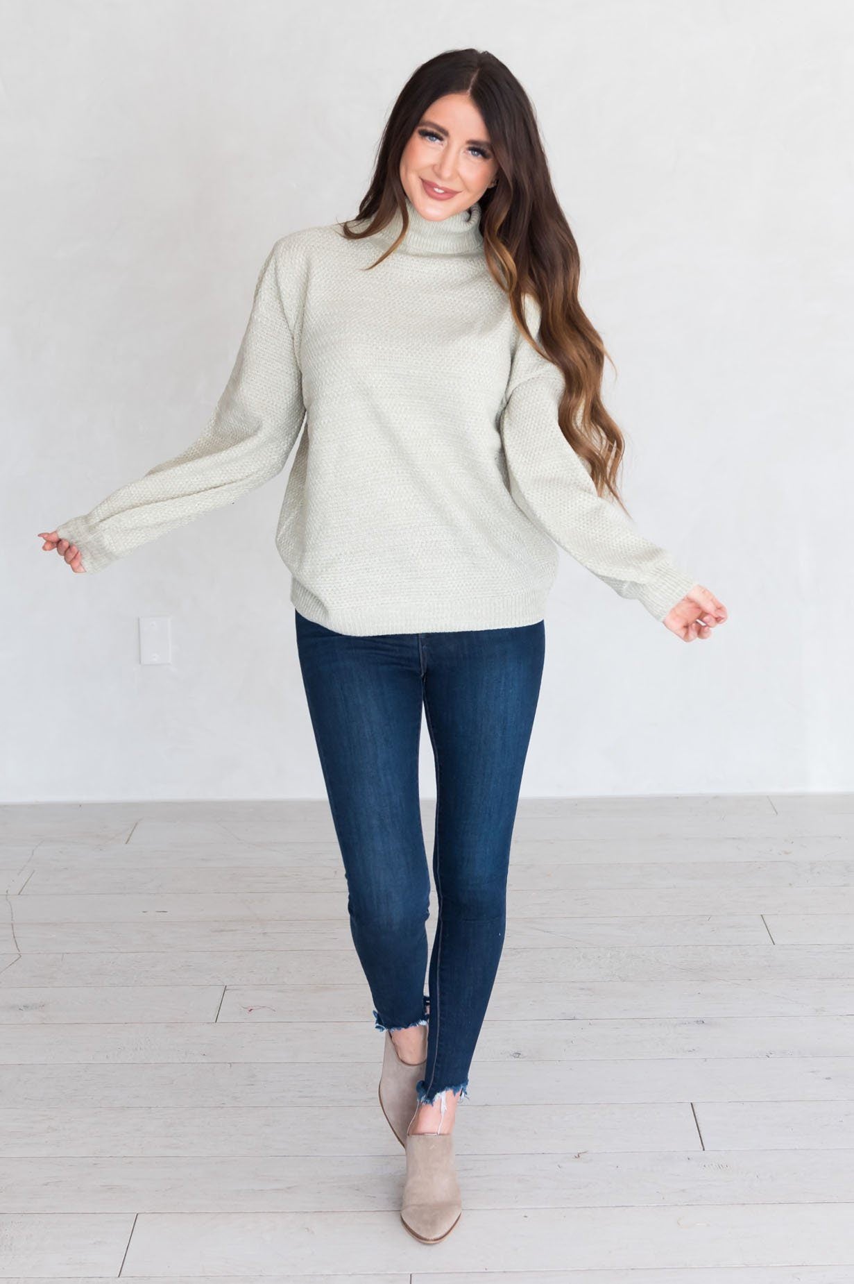 My Sweetheart Modest Turtleneck Sweater