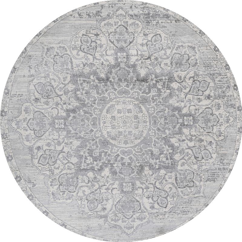 Modern Vintage Moroccan Medallion Area Rug