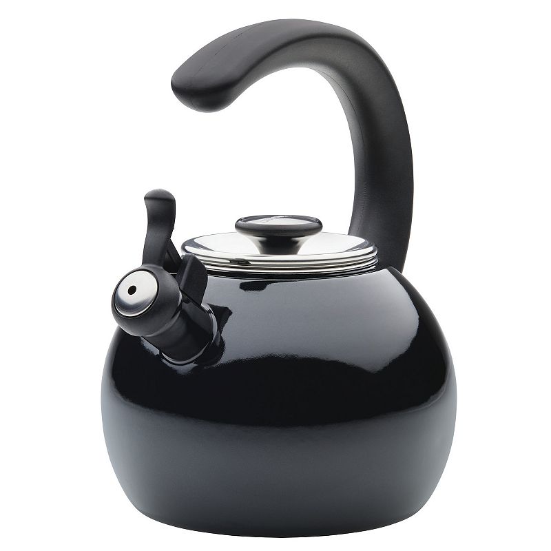 Circulon 2-qt. Enamel-on-Steel Whistling Tea Kettle