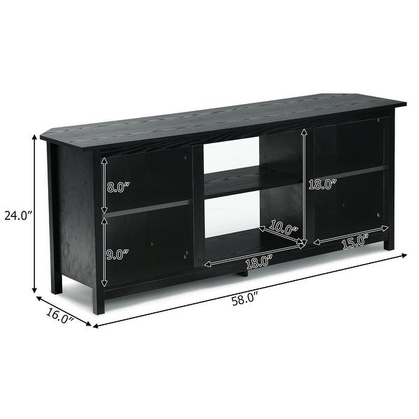 2-Tier Entertainment Media Console Center- - 58