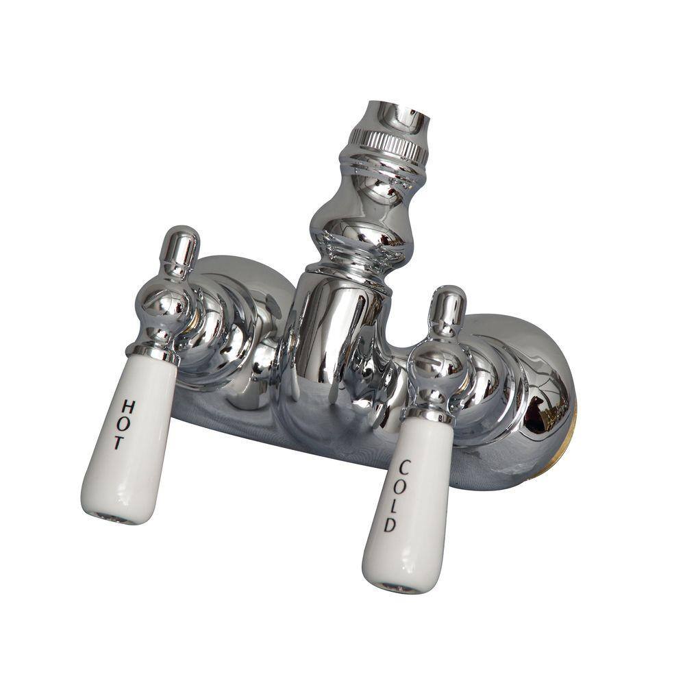 Pegasus 2-Handle Claw Foot Tub Faucet without Hand Shower with Old Style Spigot in Polished Chrome 4052-PL-CP