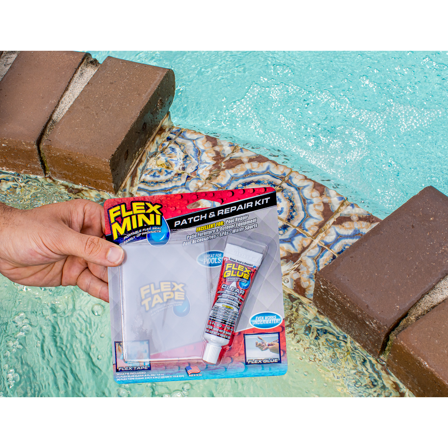 FLEX SEAL Family of Products FLEX MINI Patch and Repair Kit 2 pk