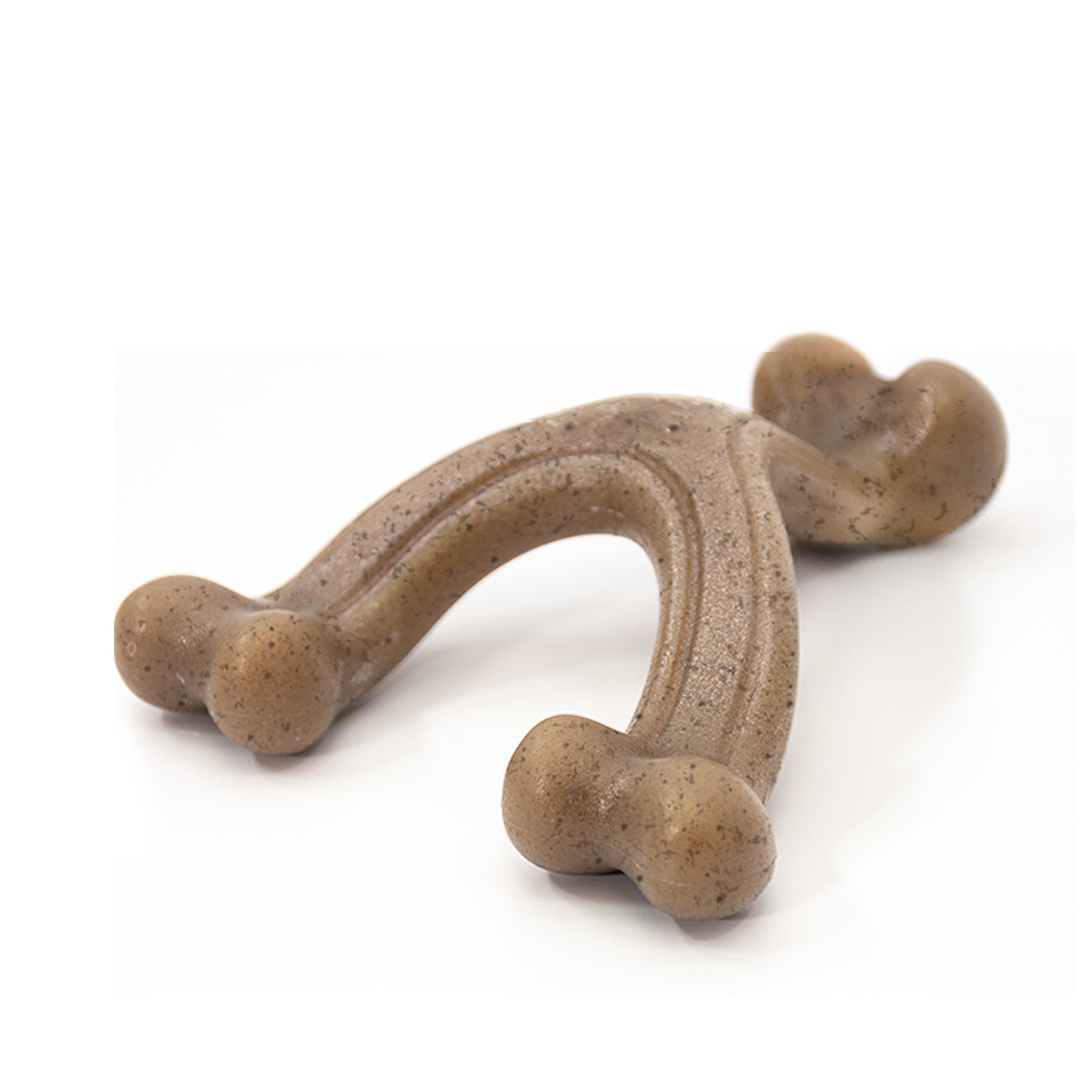 Nylabone Gourmet Style Dog Chew Toy Wishbone Peanut Butter Small/Regular (1 Count)