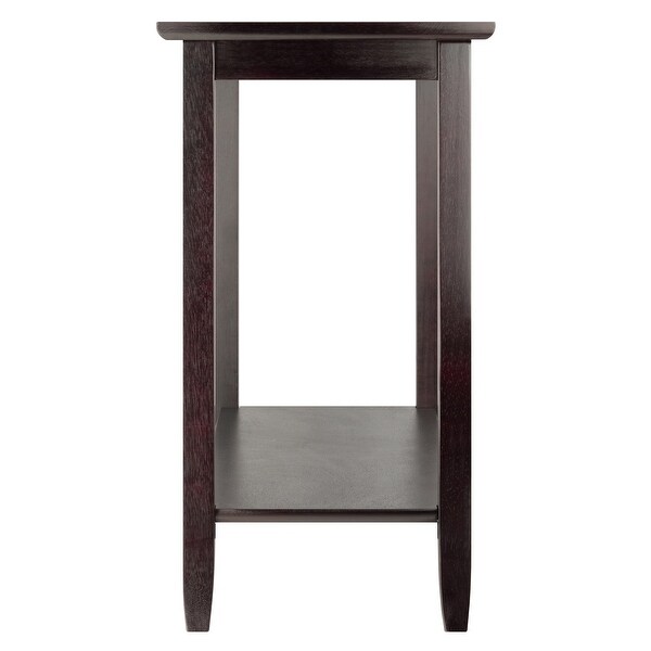 Genoa Rectangular Console Table， Espresso - 40 x 16.34 x 29.92 inches