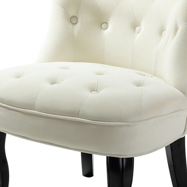 Christi Upholstered Tufted Wingback Accent Chair by HULALA HOME