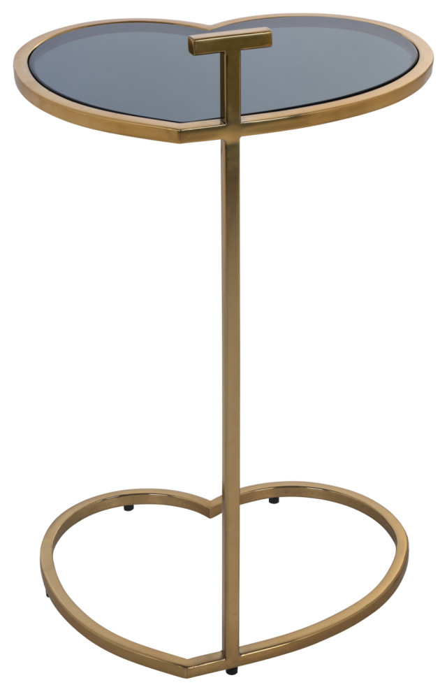 Heart Shaped Modern End Table  OROA Love   Contemporary   Side Tables And End Tables   by Oroa   Distinctive Furniture  Houzz