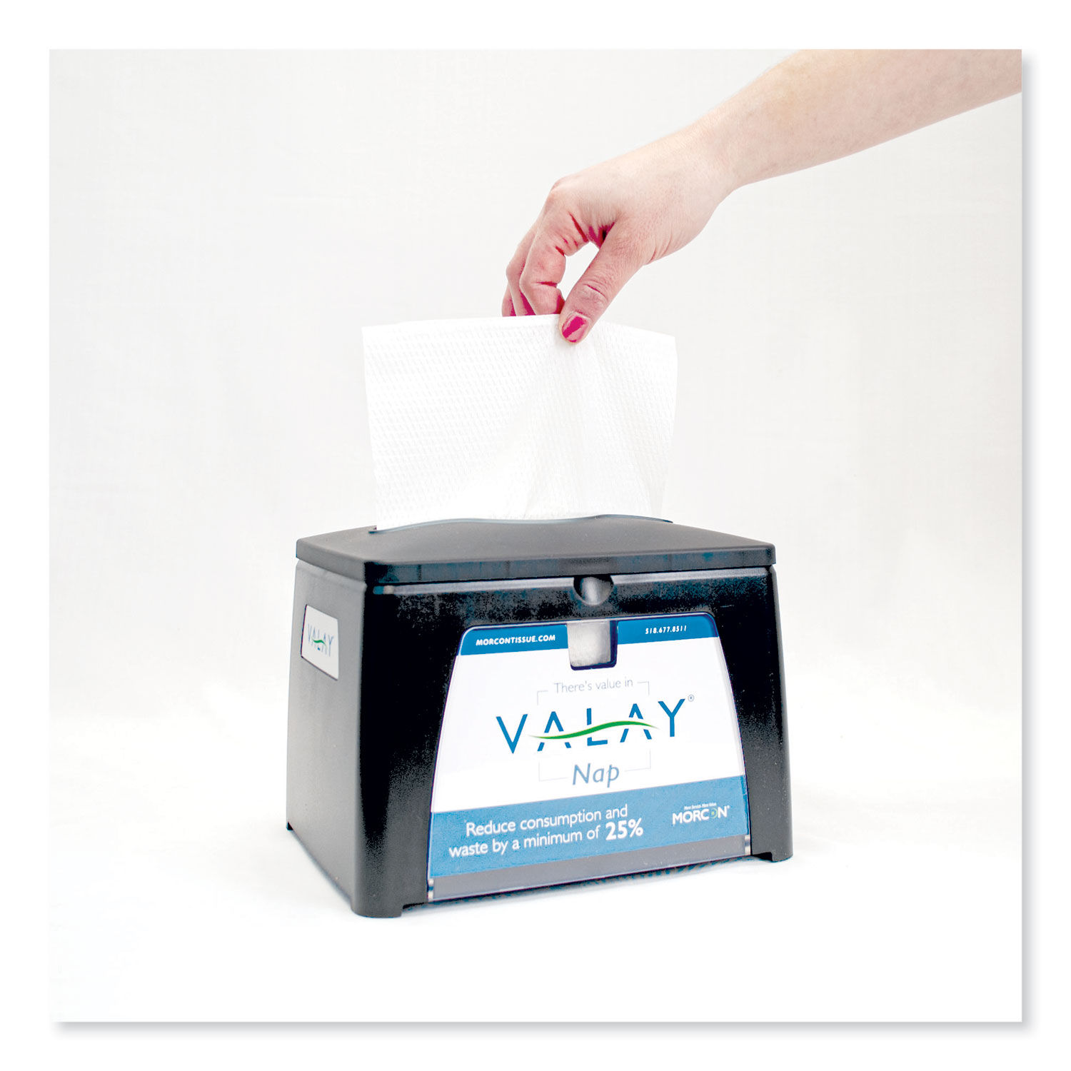 Valay Table Top Napkin Dispenser by Morcon Tissue MORNT111EA