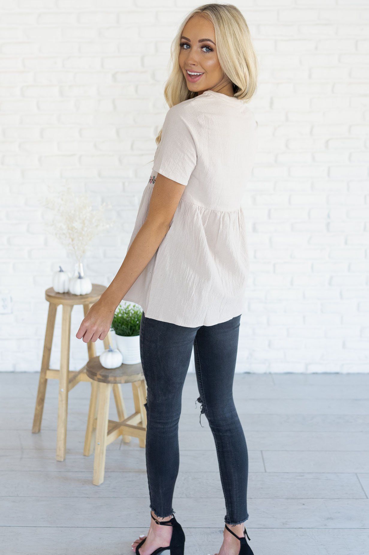 Perfect Getaway Modest Blouse