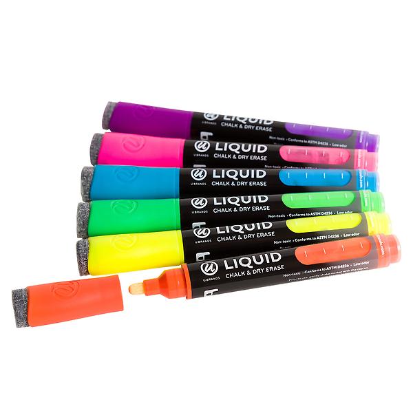 UBrands Rainbow Liquid Chalk amp Dry Erase Markers