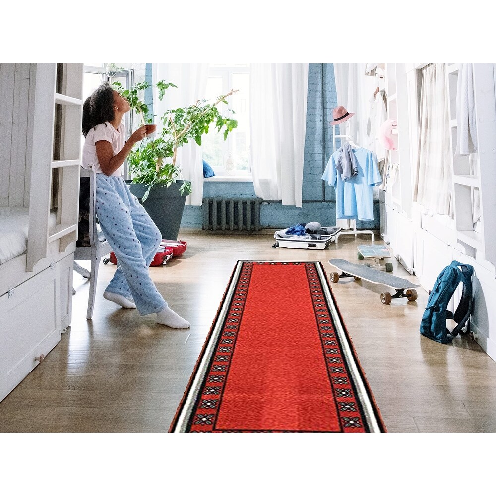 Gloria Non Slip 2 pieces Framed Design Kitchen Rug Set Kitchen Mat and Runner Doormat Non Skid Carpet  20\