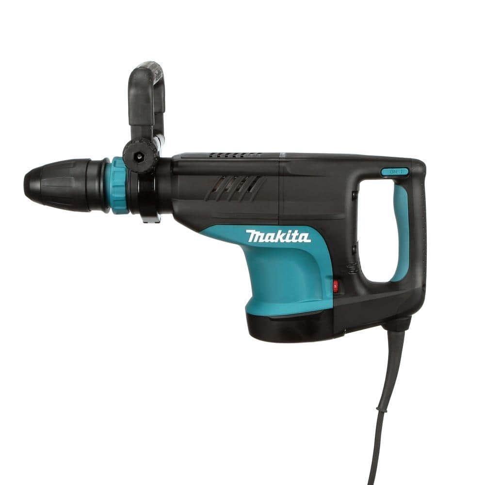 Makita 14 Amp SDS-MAX Corded Variable Speed 20 lb. Demolition Hammer w/ Soft Start, Side Handle, Bull Point and Hard Case HM1203C