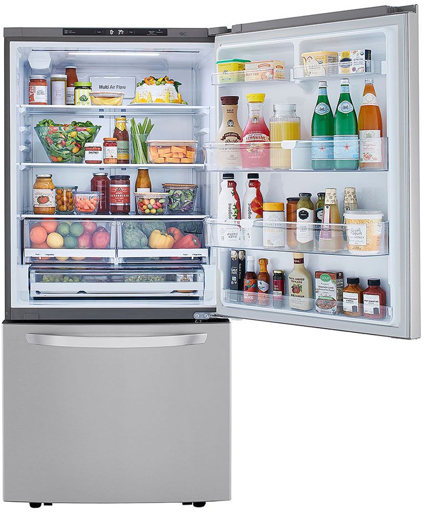 LG 26 Cu. Ft. PrintProof Stainless Steel Bottom Freezer Refrigerator