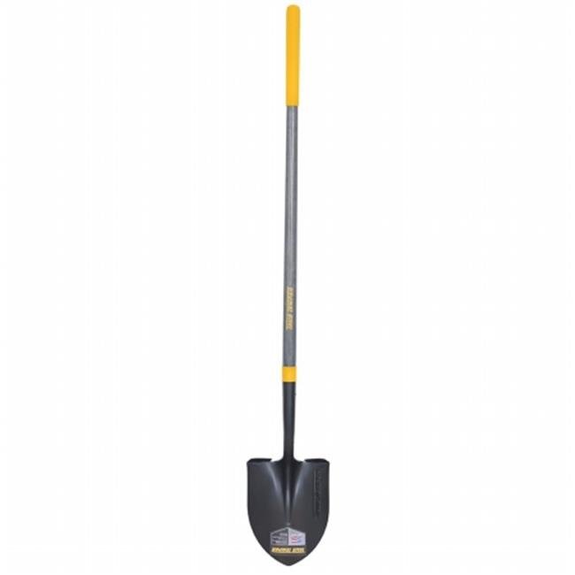 57 in. Wood Handle Round Point Shovel